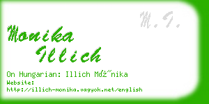monika illich business card